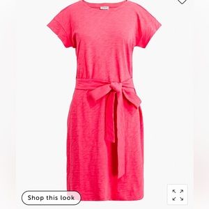 NWT - J.Crew Short-sleeve tie-waist T-shirt dress (Size M)